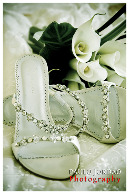 bride’s shoes