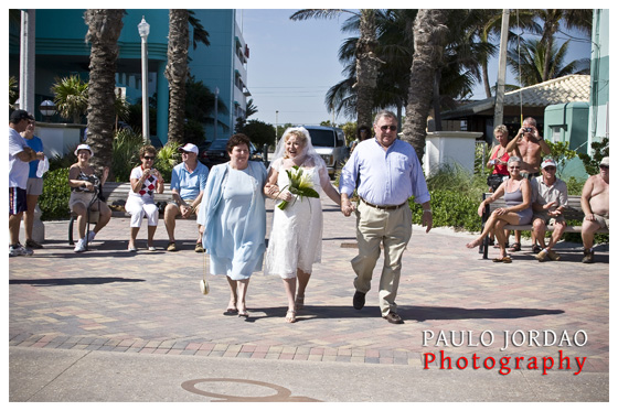 here come the bride