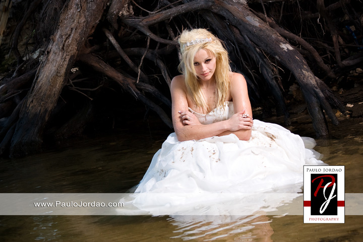 miami trash the dress